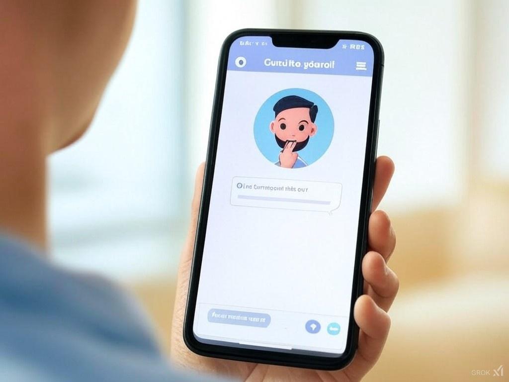 AI chatbot responding to a customer's query on a mobile device.
